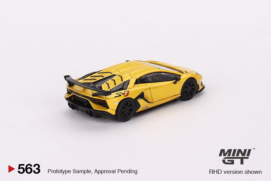 1:64 Mini GT #563 Lamborghini Aventador SVJ – New Giallo Orion Limited Edition mgt00563
