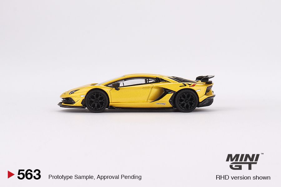 1:64 Mini GT #563 Lamborghini Aventador SVJ – New Giallo Orion Limited Edition mgt00563