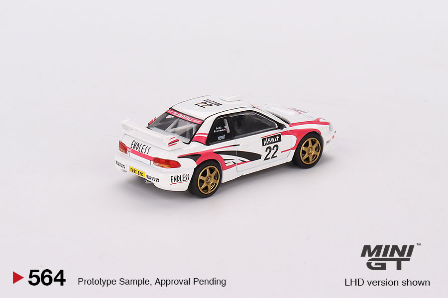 1:64 Mini GT #564 Subaru Impreza WRC98 1999 Rally Tour de Corse #22 Limited Edition mgt00564