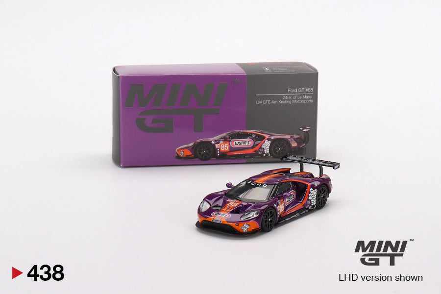 1:64 Mini GT #438 Ford GT #85 2019 24Hr. of Le Mans LM GTE-Am Keating Motorsports MGT00438