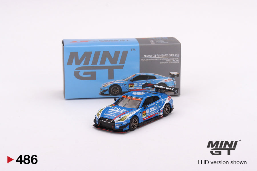 1/64 Mini GT #486 Super GT Nissan GT-R NISMO GT3 #56 KONDO RACING 2022 Japan Exclusive Limited Edition mgt00486