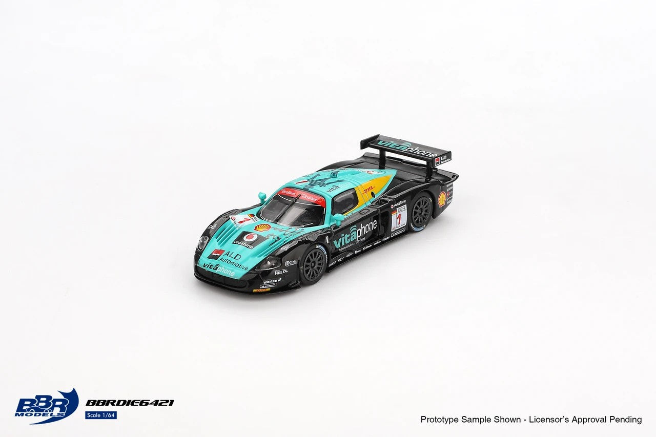 1/64 BBR Models Maserati MC12 Competizione #1 Vitaphone Racing Team 2008 Spa 24 Hrs. Winner Limited Edition BBRDIE6421