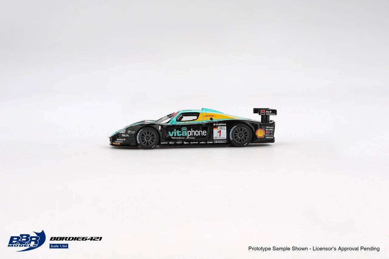 1/64 BBR Models Maserati MC12 Competizione #1 Vitaphone Racing Team 2008 Spa 24 Hrs. Winner Limited Edition BBRDIE6421