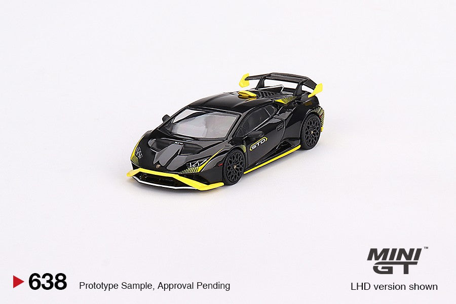 1:64 Mini GT #638 Lamborghini Huracán STO Nero Noctis Limited Edition MGT00638