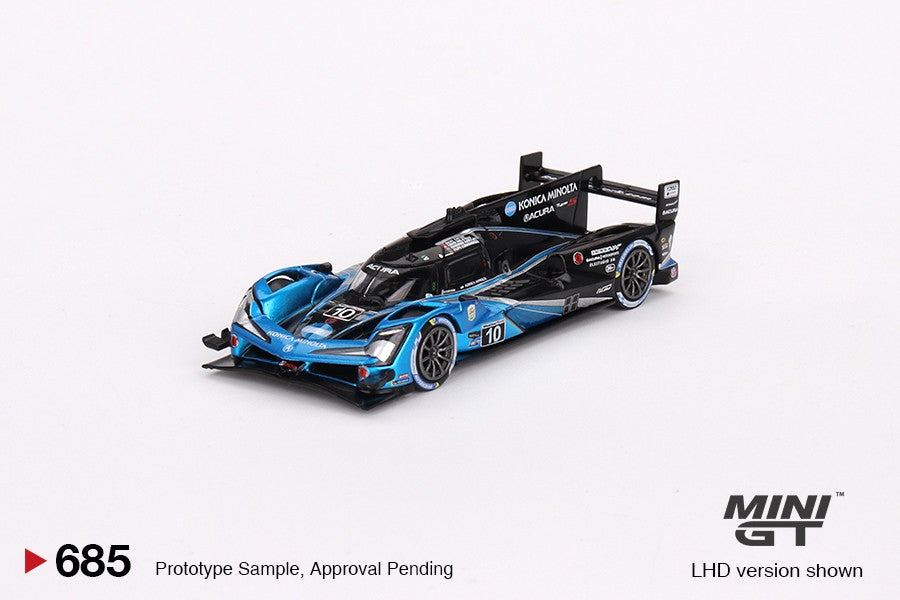 1:64 Mini GT #685 ACURA ARX-06 GTP #10 KONICA MINOLTA 2023 IMSA DAYTONA Limited Edition MGT00685