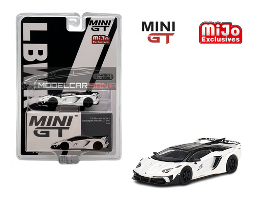 1:64 Mini GT #467 LB-Silhouette WORKS Lamborghini Aventador GT EVO Presentation Limited Edition mgt00467