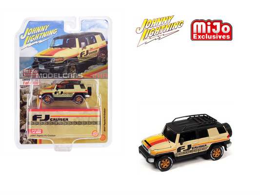 1:64 Johnny Lightning 2006 Toyota FJ Cruiser Custom – Beige Limited Edition JLCP7416