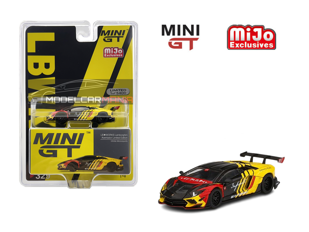 1:64 Mini GT #329 LB★WORKS Lamborghini Aventador Infinite Motorsports Limited Edition mgt00329