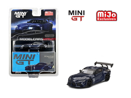 1:64 Mini GT #368 HKS Toyota GR Supra (A90) Downshift Blue Limited Edition MGT00368