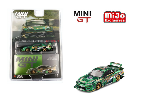 1/64 Mini GT #858 Nissan LB-Super Silhouette S15 SILVIA LBWK 2024 Fausto Racing Limited Edition mgt00858