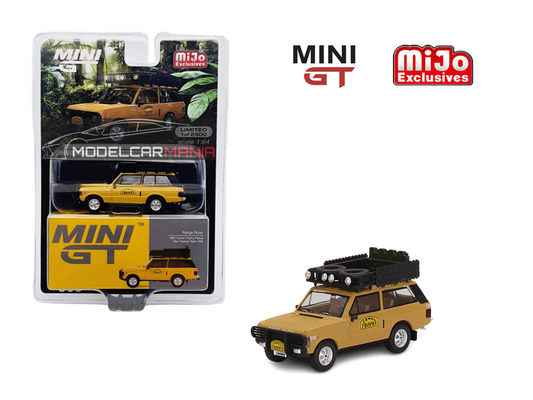 1:64 Mini GT #509 Range Rover 1982 Camel Trophy Papua New Guinea Team USA Limited Edition mgt00509