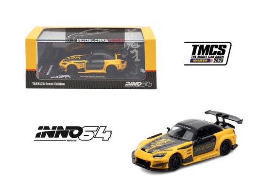 1:64 INNO64 Honda S2000 J’S Racing Tokyo Auto Salon Kuala Lumpur 2025 Event Edition Limited Edition  IN64-S2000JS-TASKL25