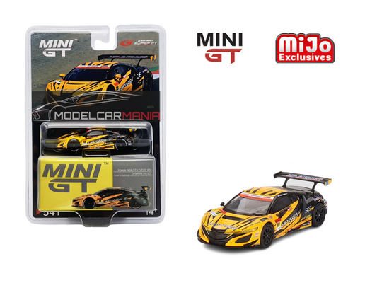 1/64 Mini GT #541 Honda NSX GT3 EVO22 #18 TEAM UPGARAGE 2022 Super GT Series Yellow Japan Exclusive mgt00541