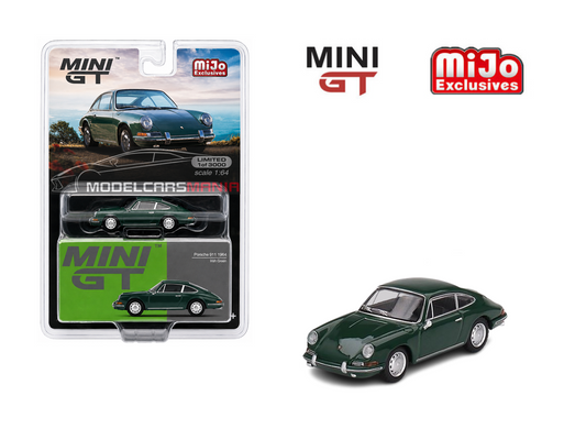 1:64 Mini GT #560 Porsche 911 1963 Irish Green Limited Edition mgt00560
