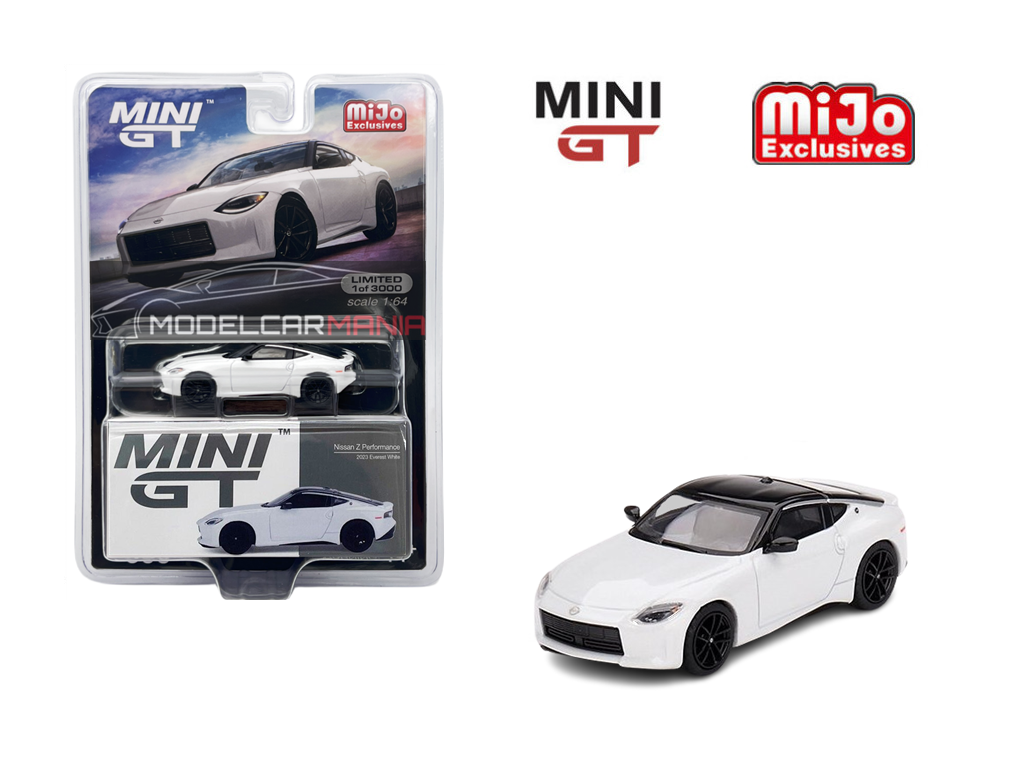 Mini GT 1/64 #599 Nissan Z Performance 2023 – Everest White Limited Edition MGT00599