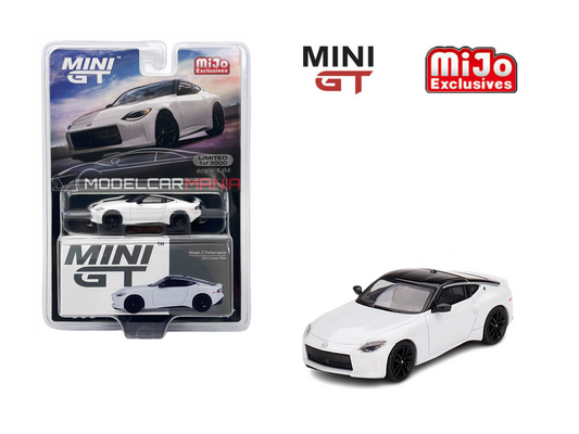 Mini GT 1/64 #599 Nissan Z Performance 2023 – Everest White Limited Edition MGT00599