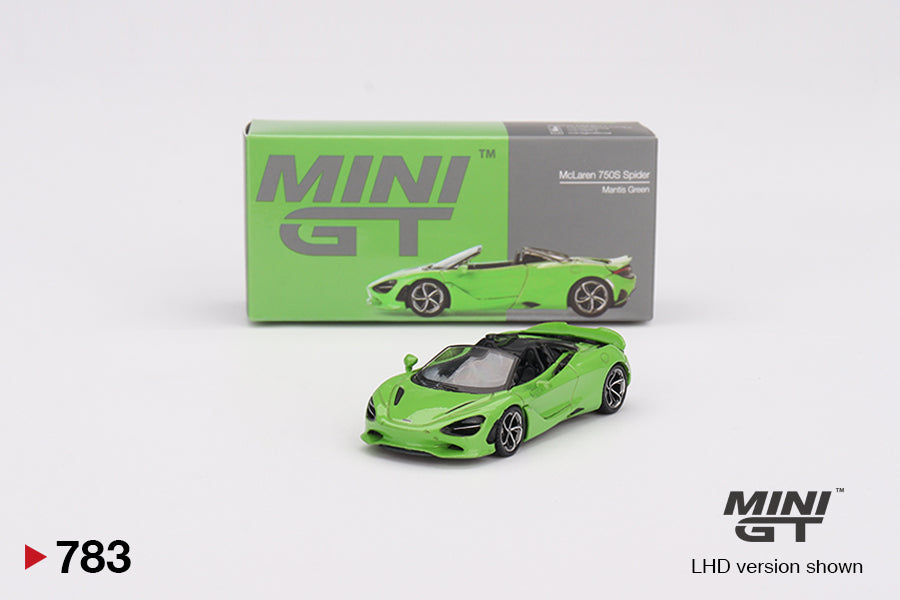 1/64 Mini GT #783 McLaren 750S Spider Mantis Green Limited Edition mgt00783