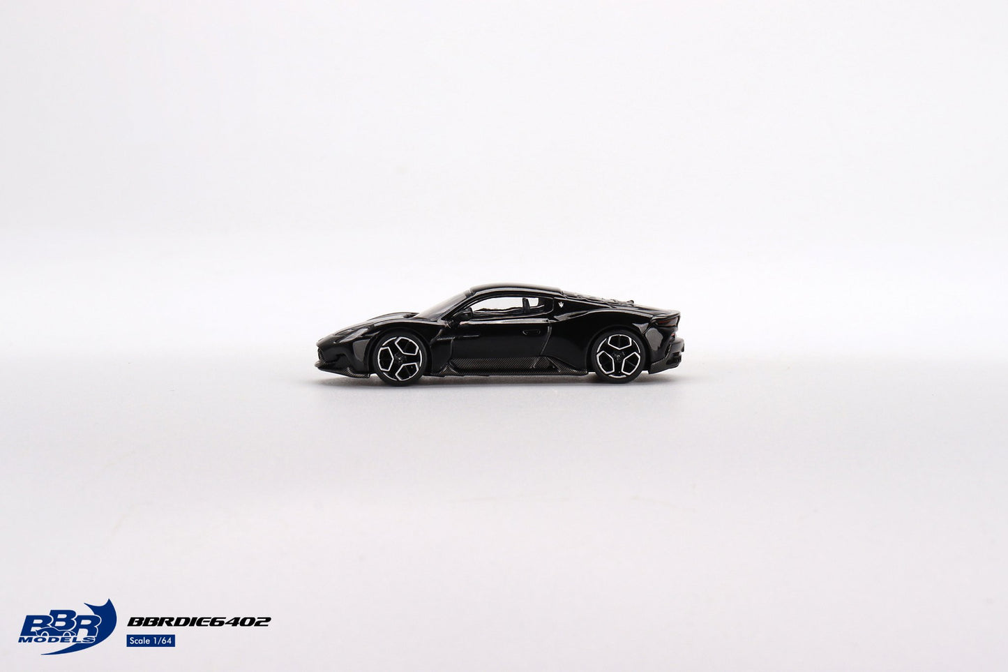 1/64 BBR Models Maserati MC20 Nero Enigma Black BBRDIE6402