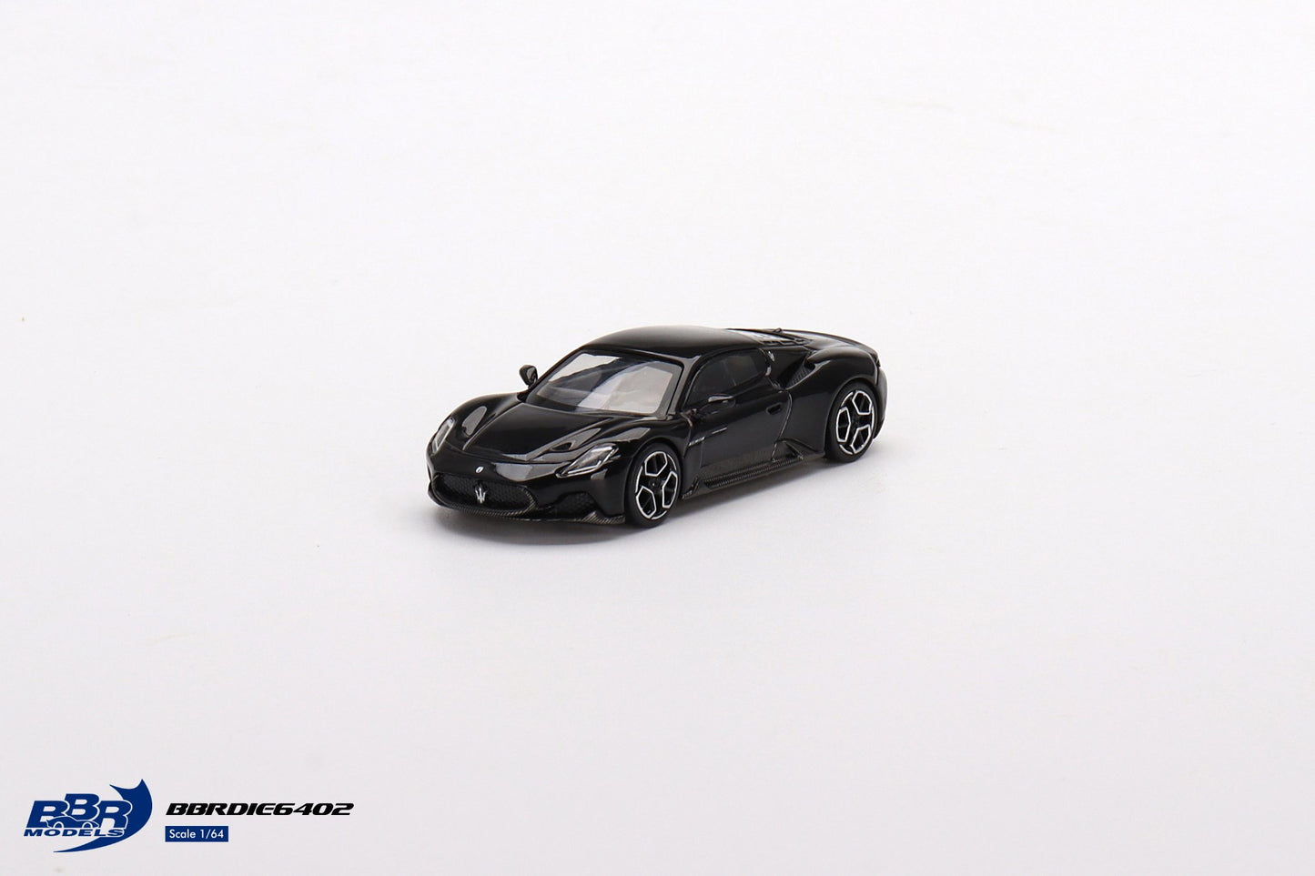 1/64 BBR Models Maserati MC20 Nero Enigma Black BBRDIE6402