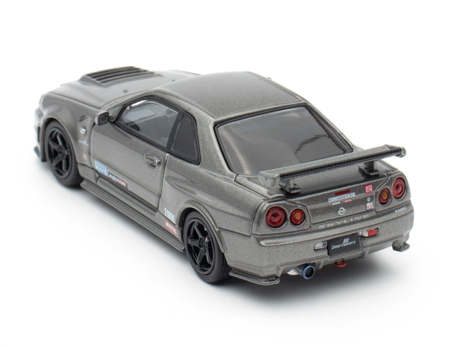 1:64 INNO64 NISSAN SKYLINE GT-R (R34) OMORI FACTORY Limited Edition IN64-R34-OFCRS