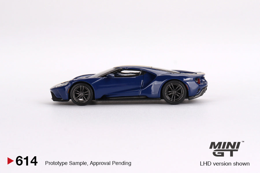 1/64 Mini GT #614 Ford GT Sunoco Blue Limited Edition mgt00614