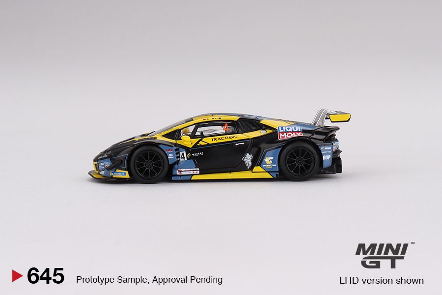 1/64 Mini GT #645 Lamborghini Huracan GT3 EVO #4 2022 Macau GP Cup 3rd Place Limited Edition mgt00645