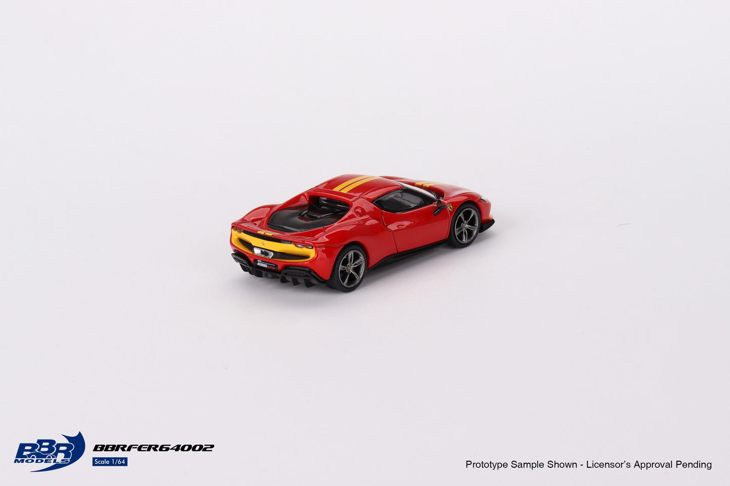 1/64 BBR Models Ferrari 296 GTB Assetto Fiorano – Rosso Corsa BBRFER64002