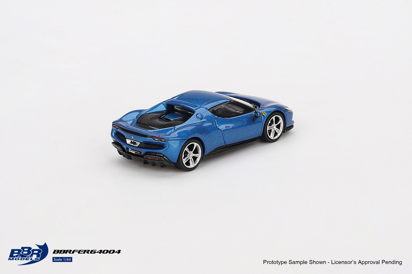 1/64 BBR Models Ferrari 296 GTB Blu Corsa Limited Edition BBRFER64004