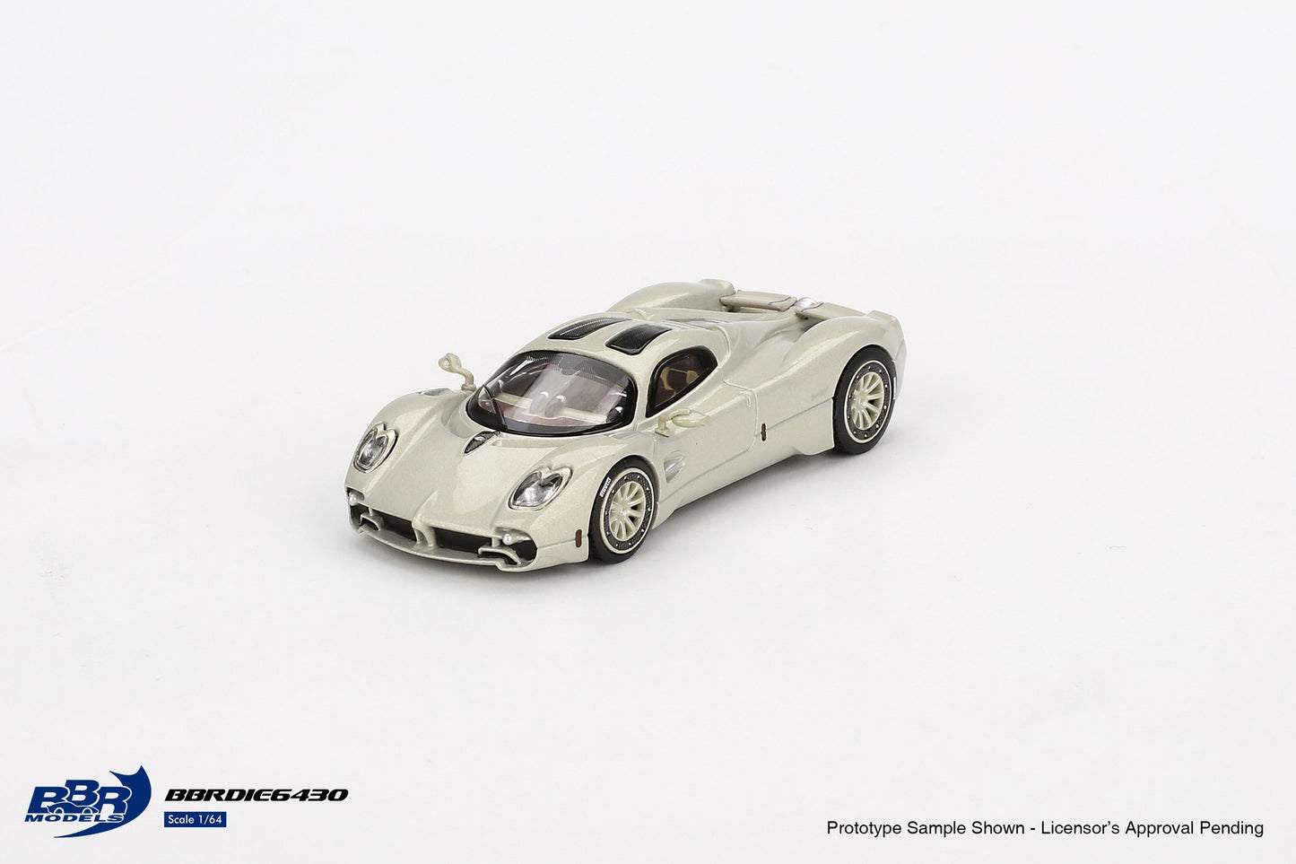 1/64 BBR Models Pagani Utopia Presentation Grigio Rinascimento BBRDIE6430