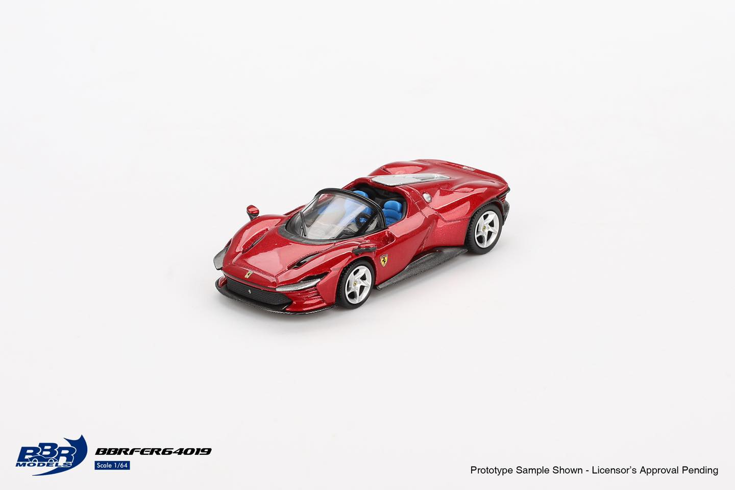 1/64 BBR Models Ferrari Daytona SP3 Rosso Imola Limited Edition BBRFER64019
