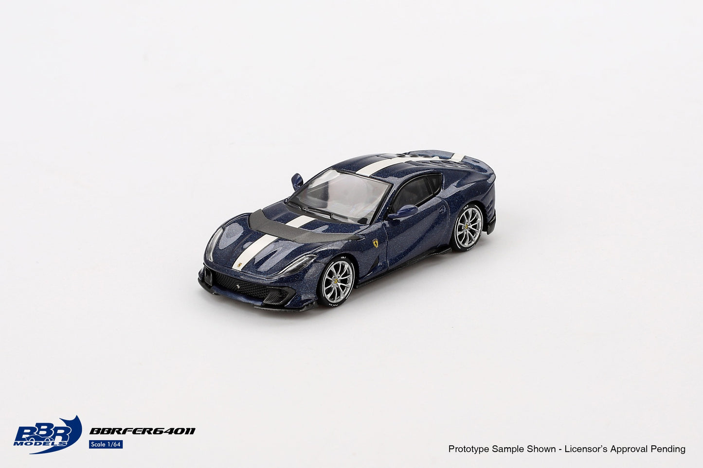 1/64 BBR Models Ferrari 812 Competitizone Blue Tour De France Limited Edition BBRFER64011