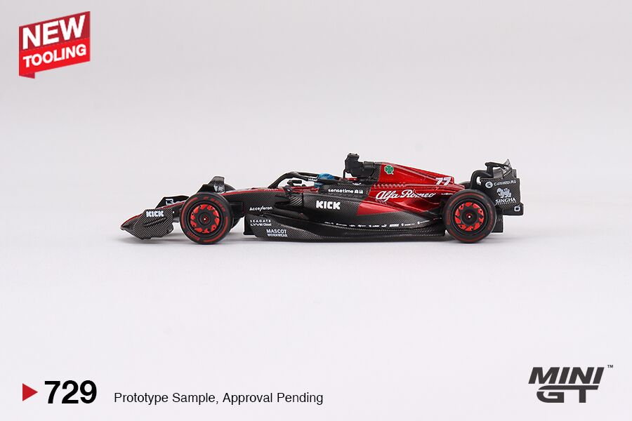 1/64 Mini GT #729 Alfa Romeo C43 #77 Valtteri Bottas 2023 F1 2023 Australian GP Limited Edition mgt00729
