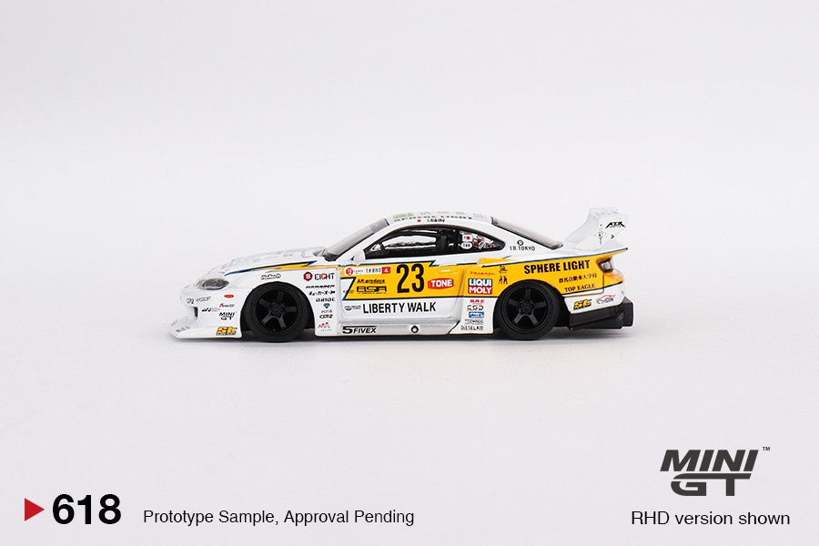 1/64 Mini GT #618 Nissan LB-Super Silhouette S15 SILVIA #23 2022 Goodwood Festival of Speed Limited Edition mgt00618