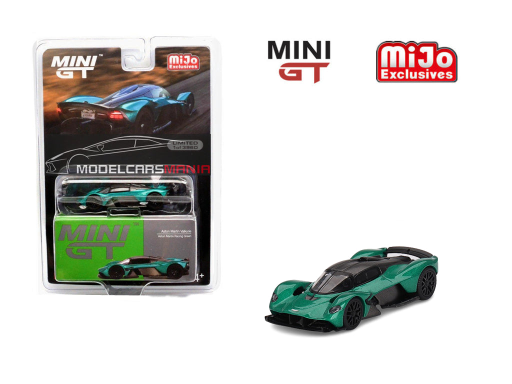 1/64 Mini GT #600 Aston Martin Valkyrie Aston Martin – Racing Green Limited Edition mgt00600