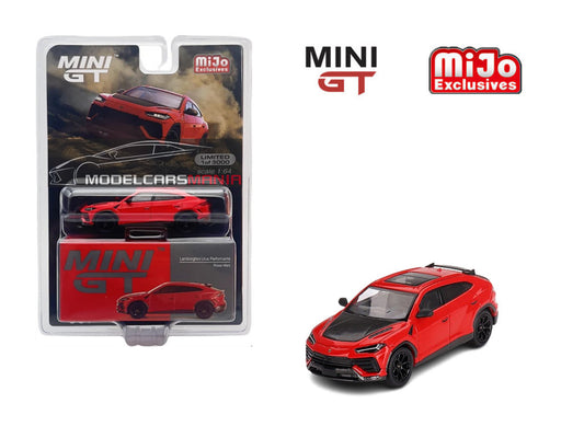 1:64 Mini GT #657 Lamborghini Urus Performante – Rosso Mars Limited Edition mgt00657