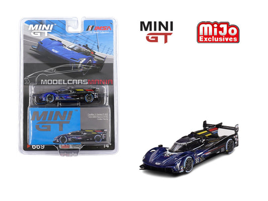 1/64 Mini GT #669 Cadillac V-Series.R #02 Cadillac Racing 2023 IMSA Daytona 24 Hrs Limited Edition mgt00669