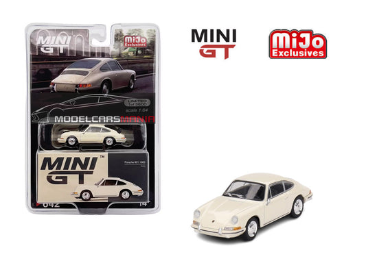 1:64 Mini GT #642 1963 Porsche 901 – Ivory Limited Edition MGT00642