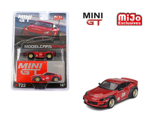 1/64 Mini GT #722 Nissan Z Pandem – Passion Red Limited Edition mgt00722