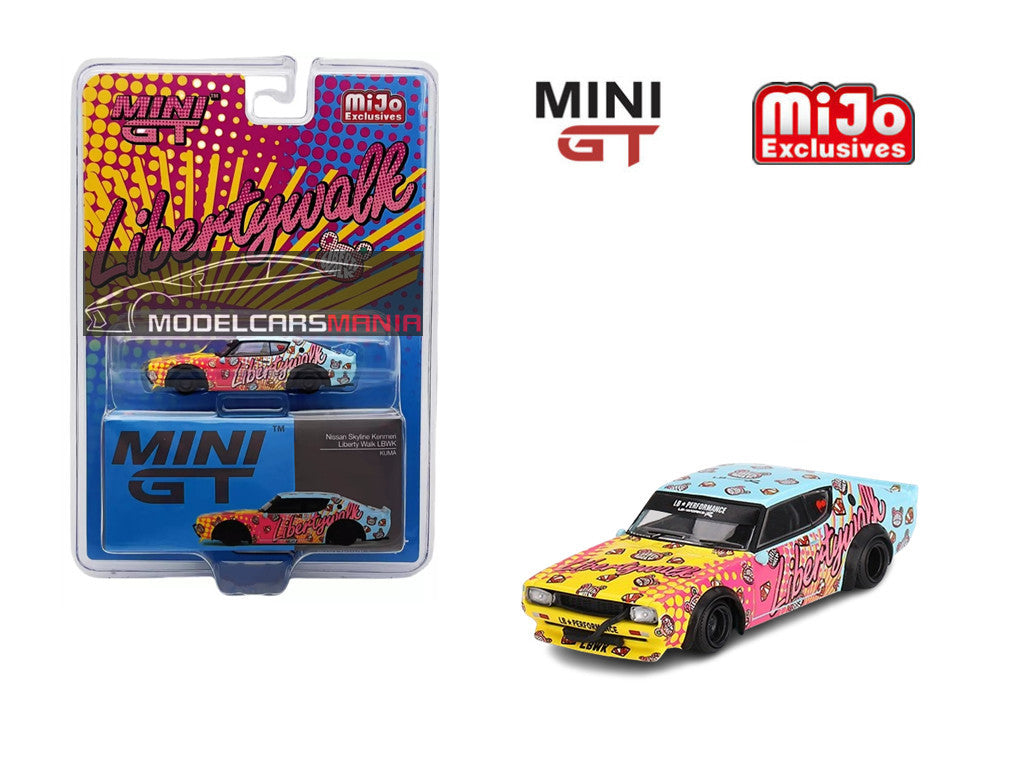 1/64 Mini GT #698 Nissan Skyline Kenmeri Liberty Walk LBWK KUMA Limited Edition mgt00698