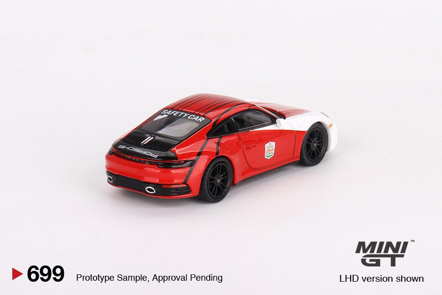 1:64 Mini GT #699 Porsche 911 (992) Carrera S Safety Car 2023 IMSA Daytona 24Hr Limited Edition mgt00699