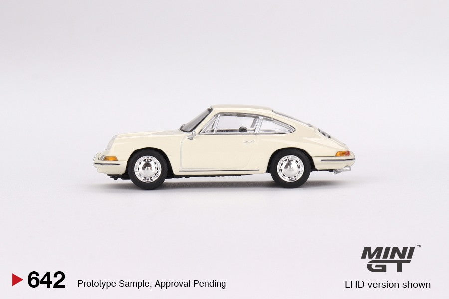 1:64 Mini GT #642 1963 Porsche 901 – Ivory Limited Edition MGT00642