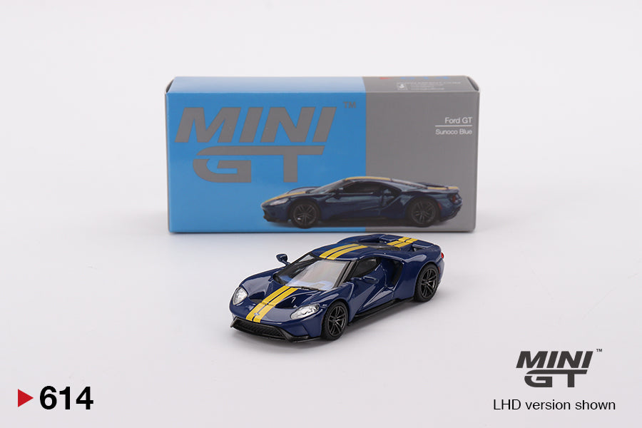 1/64 Mini GT #614 Ford GT Sunoco Blue Limited Edition mgt00614