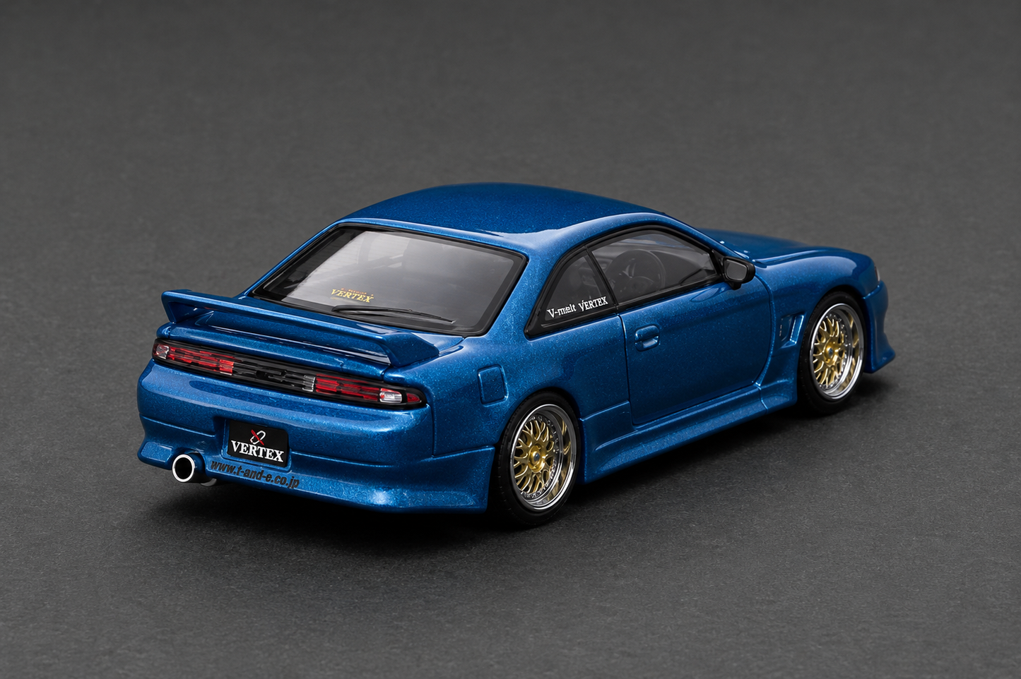 1:64 Tarmac Works VERTEX Nissan Silvia S14 Blue Green Metallic Nismo Festival Exclusive T64G-018-GR
