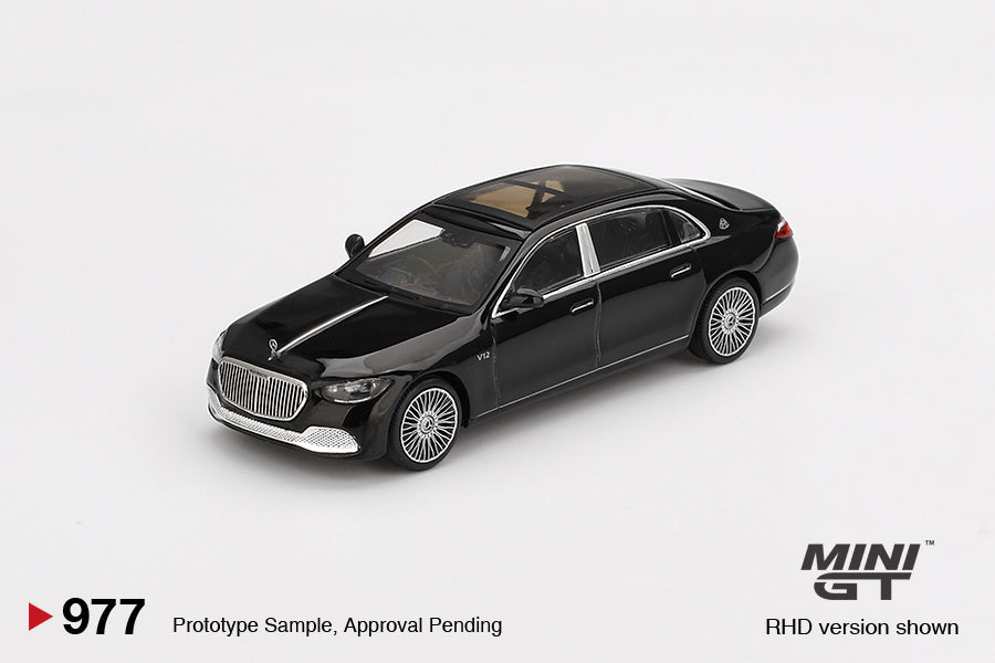 1:64 Mini GT #977 Mercedes-Maybach S680 Black Limited Edition mgt00977