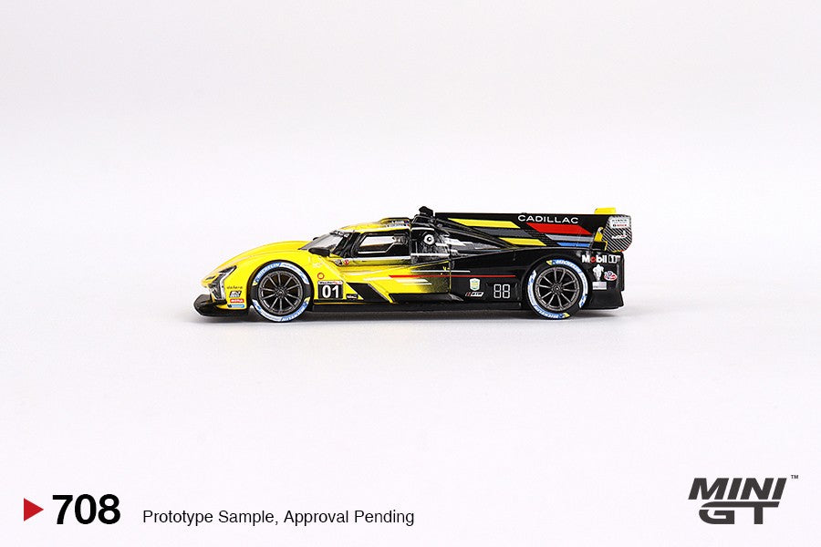 1/64 Mini GT #708 Cadillac V-Series.R #01 Cadillac Racing 2023 IMSA Daytona 24 Hrs 3rd Place Limited Edition mgt00708