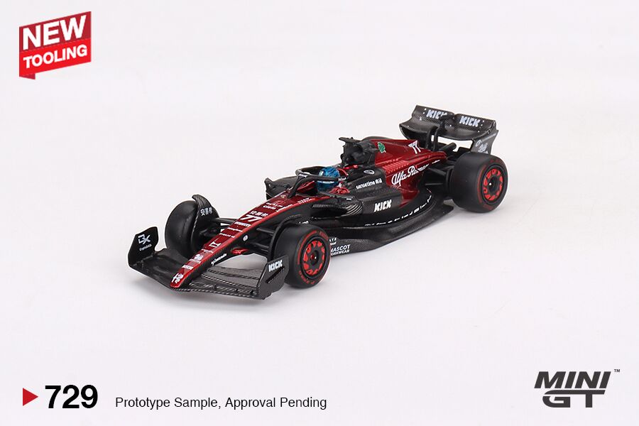 1/64 Mini GT #729 Alfa Romeo C43 #77 Valtteri Bottas 2023 F1 2023 Australian GP Limited Edition mgt00729