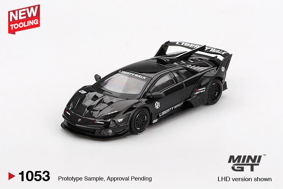 1:64 Mini GT #1053 Lamborghini LB-Silhouette WORKS MURCIELAGO GT- Evo Black Limited Edition mgt01053