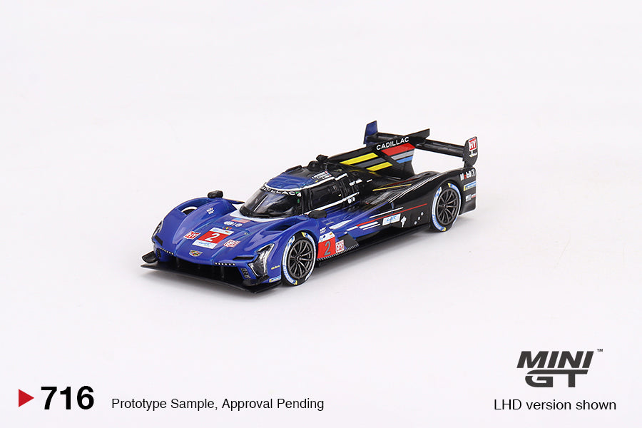1/64 Mini GT #716 Cadillac V-Series.R #2 Cadillac Racing 2023 Le Mans 24 Hrs 3rd Place Limited Edition mgt00716