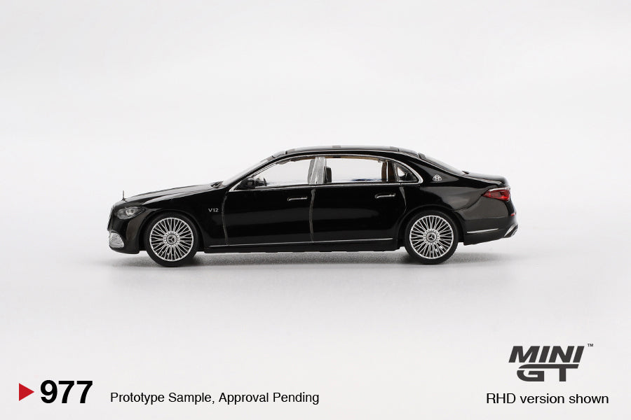 1:64 Mini GT #977 Mercedes-Maybach S680 Black Limited Edition mgt00977