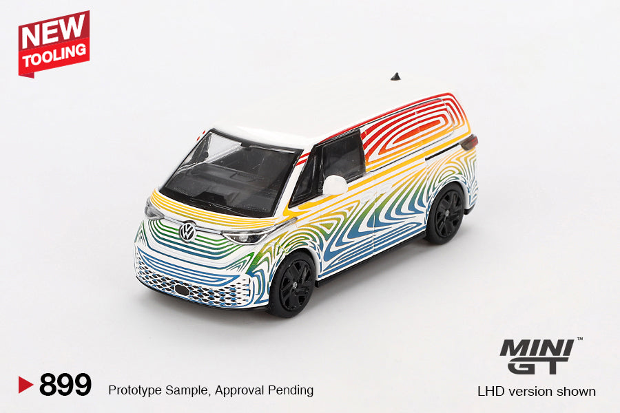 1:64 Mini GT #899 Volkswagen ID. Buzz Prototype “Rainbow” Limited Edition mgt00899